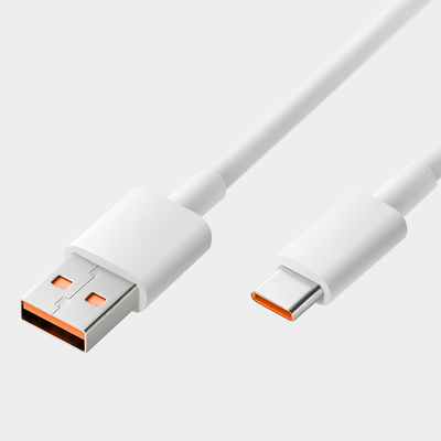 άσπρο καλώδιο 20V 3A 60W USB 3,1 στοιχείων χρέωσης χρώματος USB μήκους 1m για γρήγορα να χρεώσει