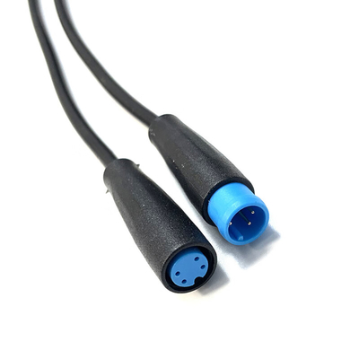Τα Ip65 Ip66 M8 στεγανοποιούν το καλώδιο επέκτασης για την εξάρτηση μετατροπής Ebike