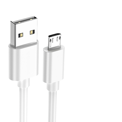 Σκοινί καλωδίων χρέωσης μικροϋπολογιστών USB κάλυψης PVC 1M 2.4A πολυσύνθετο