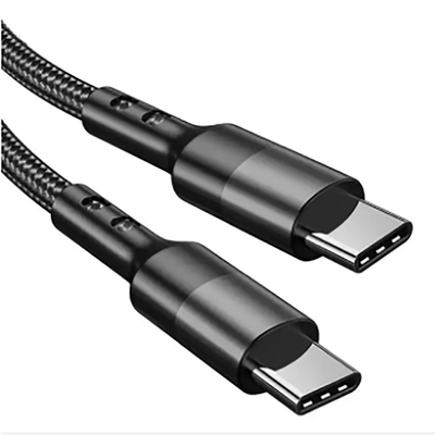 πλεγμένο USB Γ 3Ft μαύρο χρώμα καλωδίων μήκους νάυλον για την ταμπλέτα lap-top