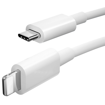 καλώδιο Usb3.1 Usb στοιχείων χρέωσης μήκους USB 3Ft Γ στο Γ άσπρο χρώμα με το σακάκι PVC