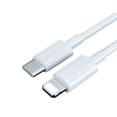 καλώδιο Usb3.1 Usb στοιχείων χρέωσης μήκους USB 3Ft Γ στο Γ άσπρο χρώμα με το σακάκι PVC