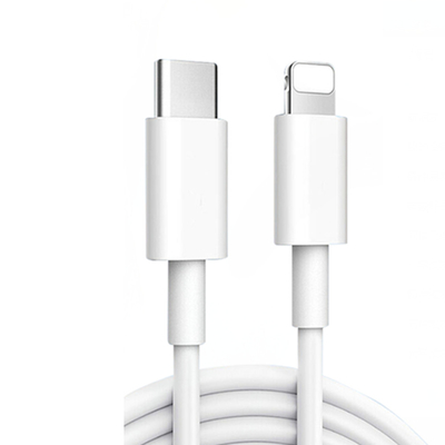 καλώδιο Usb3.1 Usb στοιχείων χρέωσης μήκους USB 3Ft Γ στο Γ άσπρο χρώμα με το σακάκι PVC