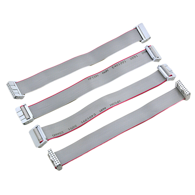 2.54mm διπλό αρσενικό βούλωμα τύπων 28AWG καλωδίων κορδελλών υπόλοιπου κόσμου IDC επίπεδο UL2651