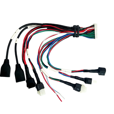 Crimp καλωδίων συνελεύσεων JST PH2.0 καλωδίων Overmolding κατοικίας ATX στέγαση στο θηλυκό USB2.0
