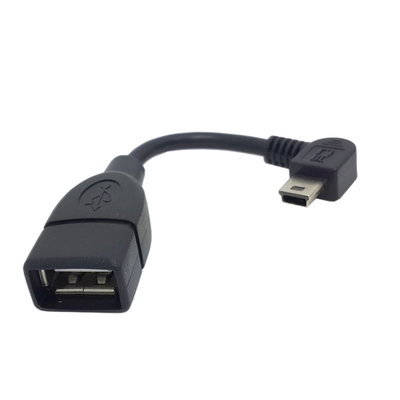 Μίνι καλώδιο στοιχείων χρέωσης OTG USB ένα θηλυκό στο αρσενικό Β για το αυτοκίνητο MP3 MP4