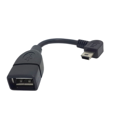 Μίνι καλώδιο στοιχείων χρέωσης OTG USB ένα θηλυκό στο αρσενικό Β για το αυτοκίνητο MP3 MP4