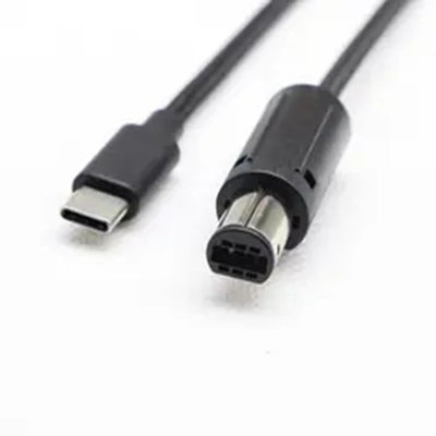 2m πλεγμένο αρσενικό τύπων Γ USB 2,0 καλωδίων ελεγκτών Gamecube στο αρσενικό 6pin
