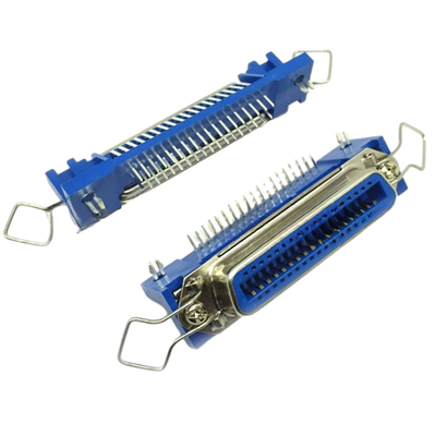 Άνδρα-γυναίκας συνδετήρας Centronics ακρών PCB 57 σειρές με την υποδοχή εκτυπωτών τύπων ΕΜΒΎΘΙΣΗΣ