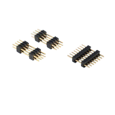 Χρυσή υποδοχή PCB Flash 2,0mm Pitch Through Hole Header 2,54mm Pitch Αρσενικό