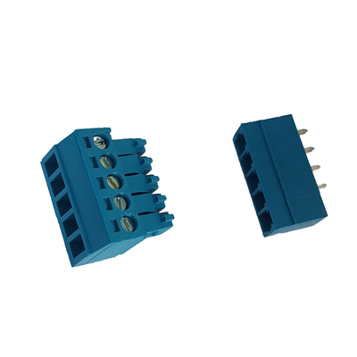 Χρωματιστό Plug Pcb Τερματικό Μπλοκ 3,5mm/3,81mm/5,0mm/5,08mm/7,5mm/7,62mm Στροφή