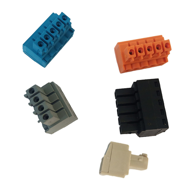 Χρωματιστό Plug Pcb Τερματικό Μπλοκ 3,5mm/3,81mm/5,0mm/5,08mm/7,5mm/7,62mm Στροφή