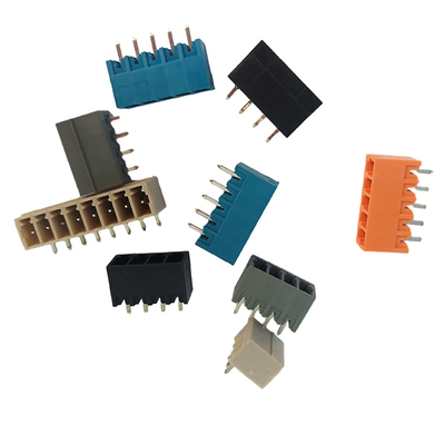 Χρωματιστό Plug Pcb Τερματικό Μπλοκ 3,5mm/3,81mm/5,0mm/5,08mm/7,5mm/7,62mm Στροφή