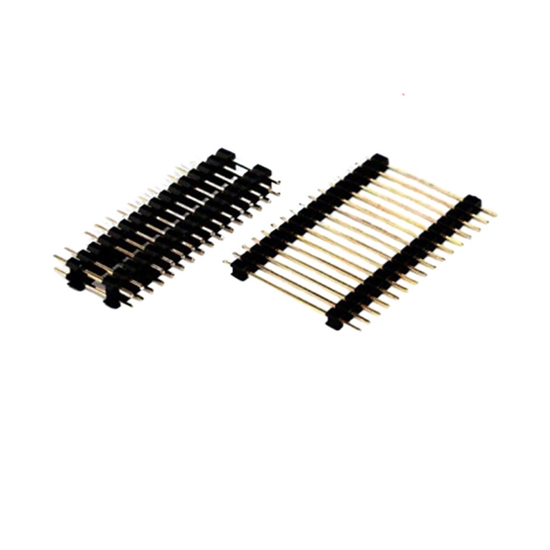 Χρυσή υποδοχή PCB Flash 2,0mm Pitch Through Hole Header 2,54mm Pitch Αρσενικό