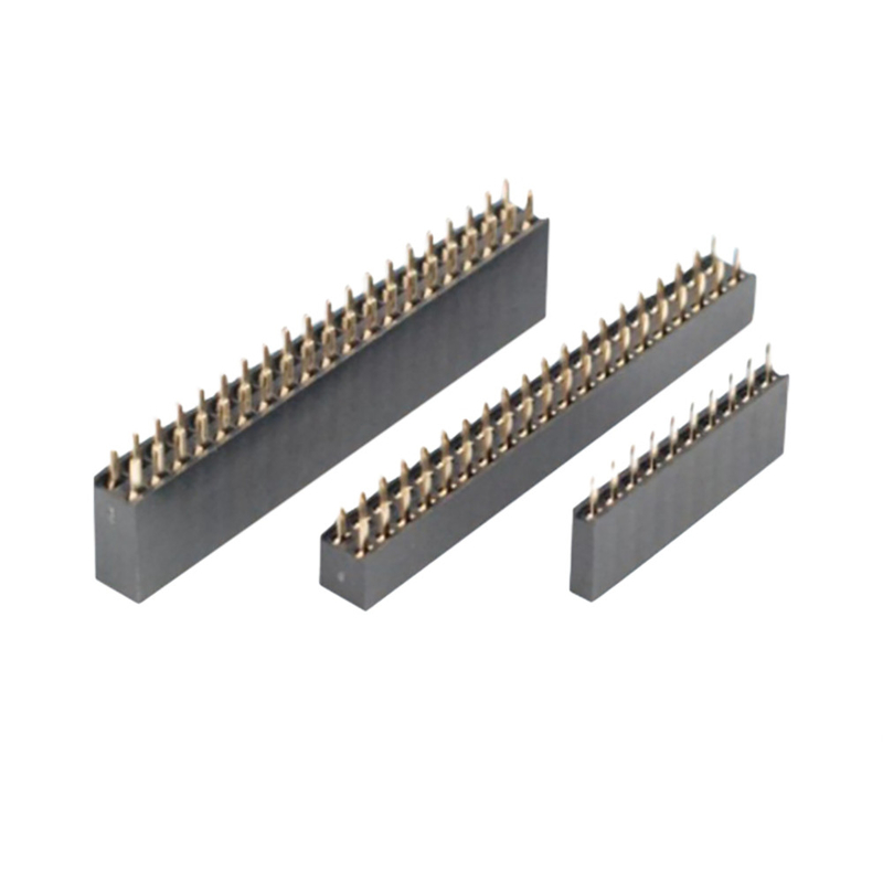 Καθαρή δεξιά γωνία PCB θηλυκό συνδετήρα 0.5A έως 3A μέσω τρύπας 2.54mm 2.0mm Pitch