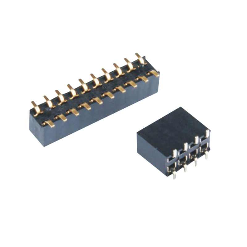 2P-40P ενιαία διπλή θηλυκή επιγραφή 2.54mm συνδετήρων SMT PCB υπόλοιπου κόσμου πίσσα